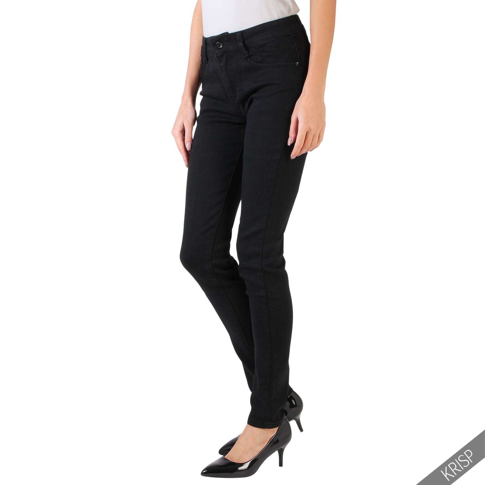 Womens Ladies Ankle Zip £10 Skinny Jeans Fitted Slim Leg Soft Denim