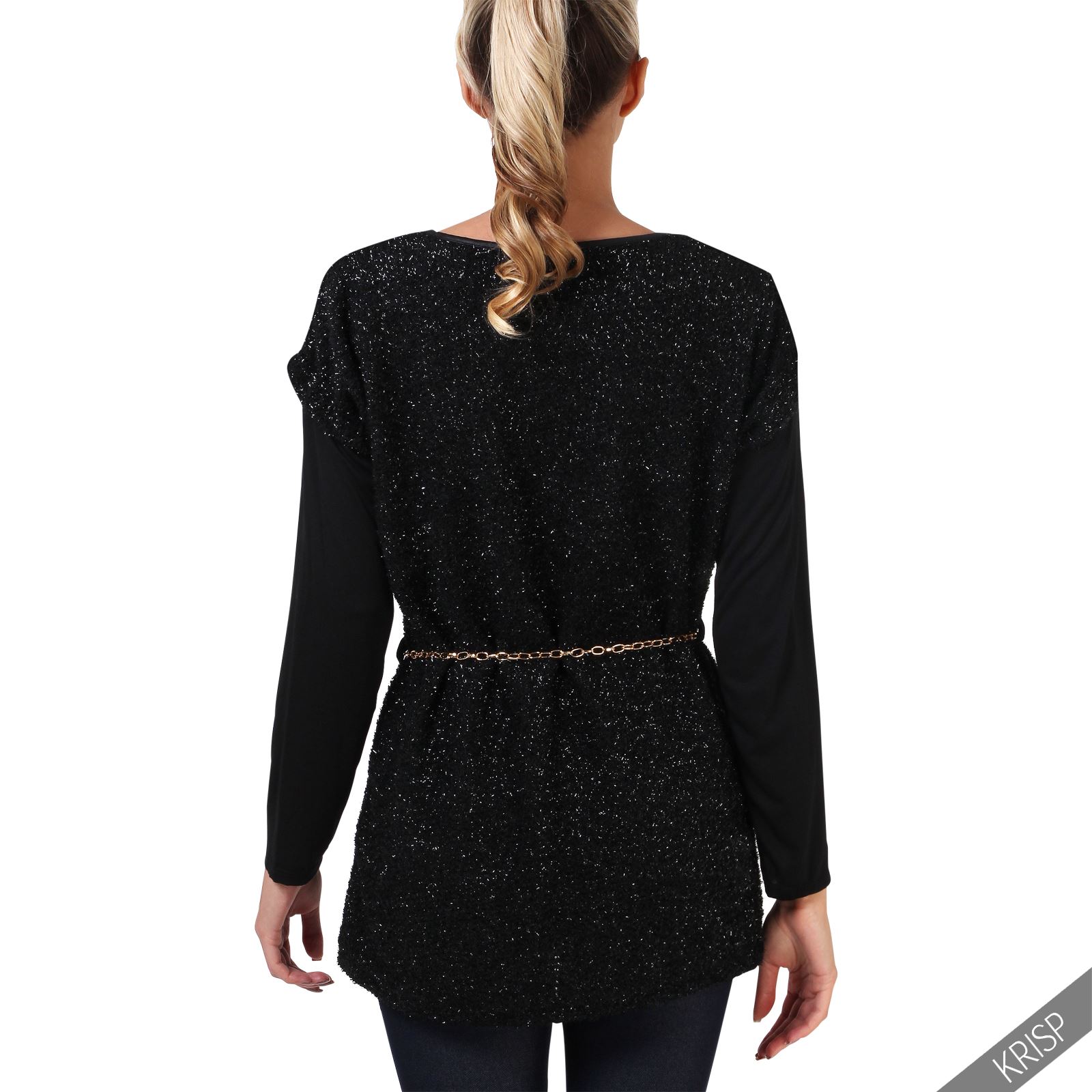 sparkly tunic sweater