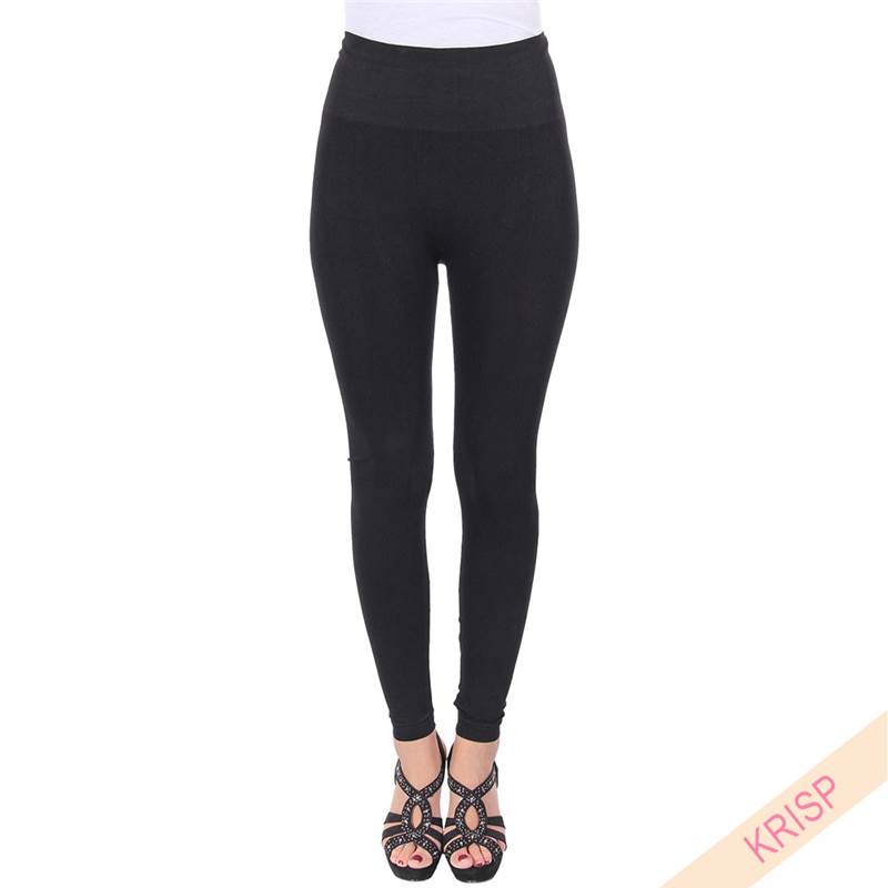 Basic Seamless Stretch Full Ankle Length Leggings High Waist Body