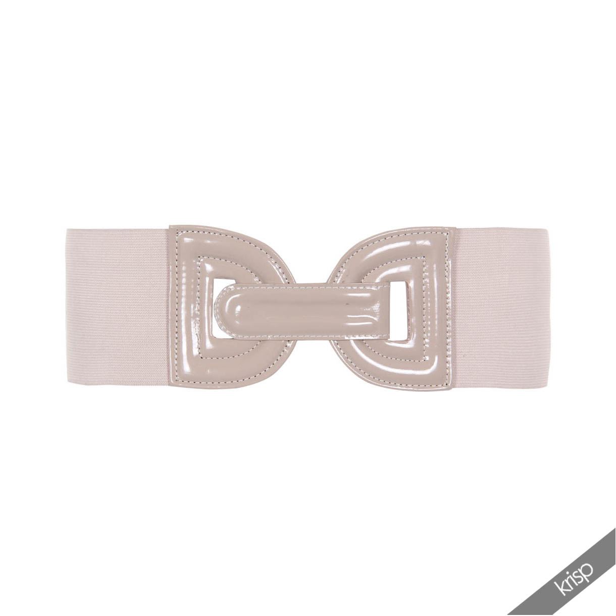 Womens Elastic Waist Belt Retro Stretch Faux Leather Cinch eBay