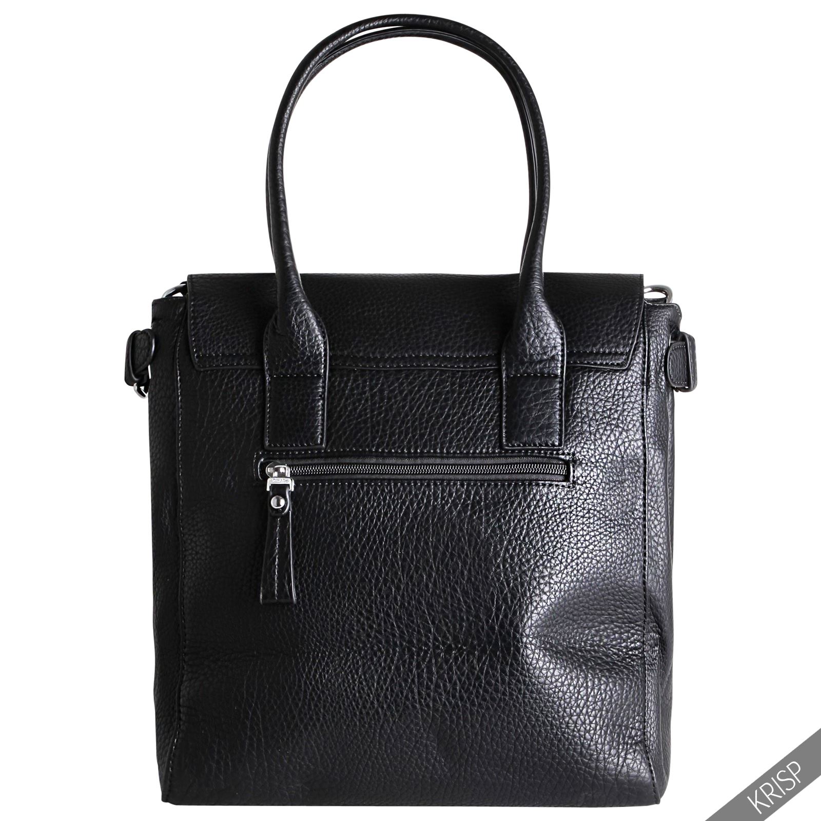 Womens Ladies Large Fashion Work Classic Leather Satchel Design Handbag