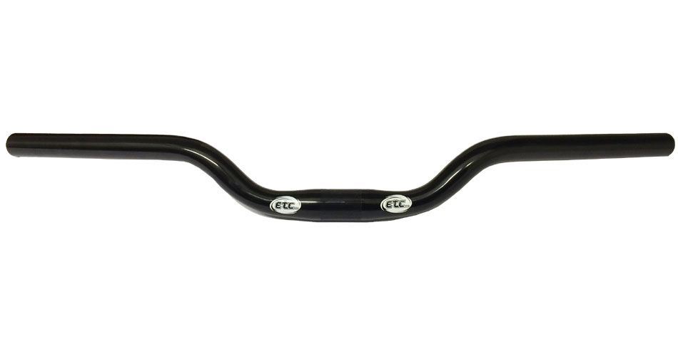 ETC Hybrid Bicyle MTB City Bike Riser Handle Bar In Black or Silver 25