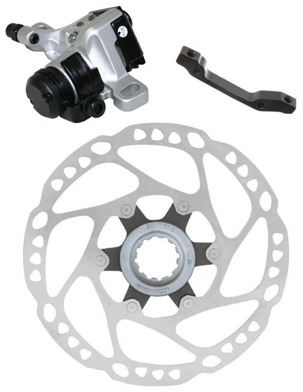 Shimano BRM416 Bike Disc Brake Front/Rear with Adaptor & Rotor Disk