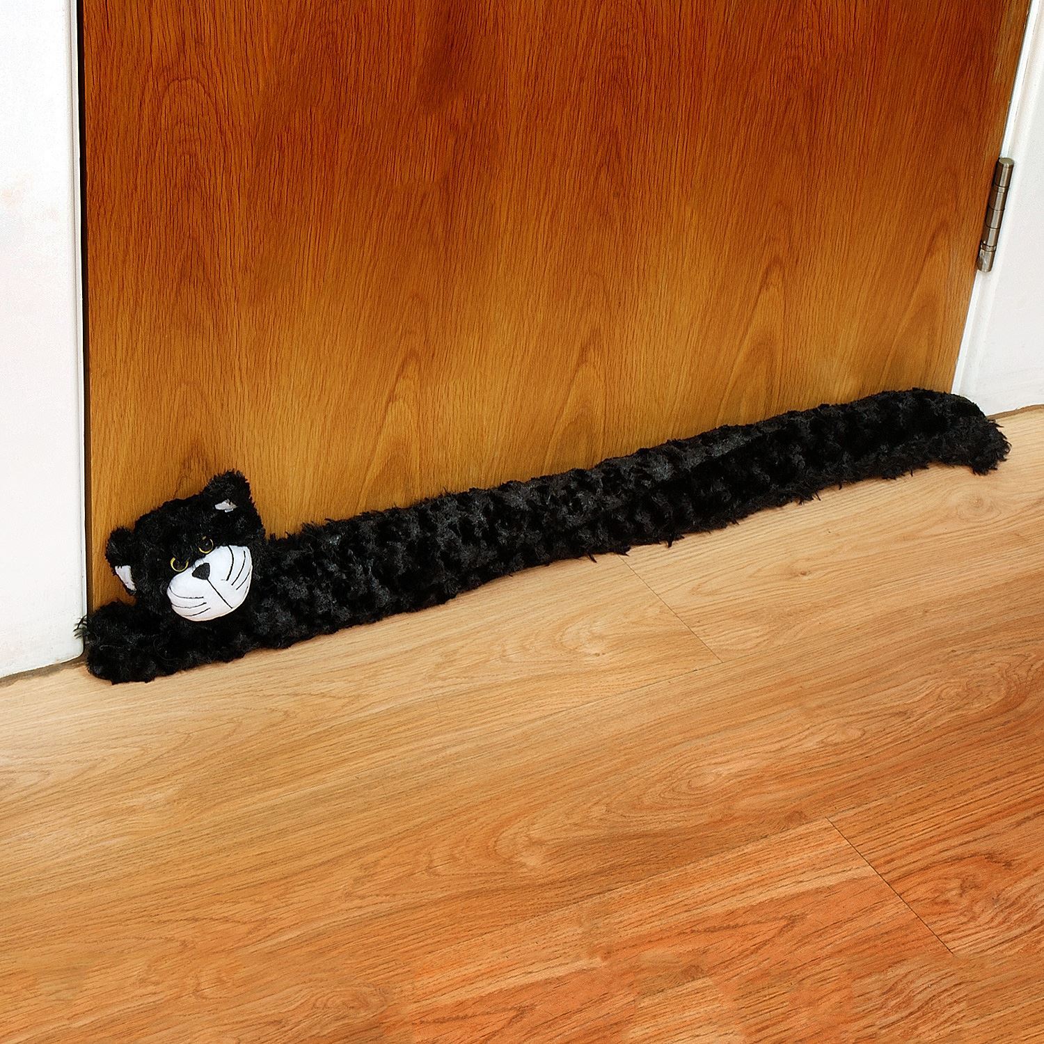 Novelty Soft Micro Fleece Furry Dog Furry Cat Plush Door Window Draught