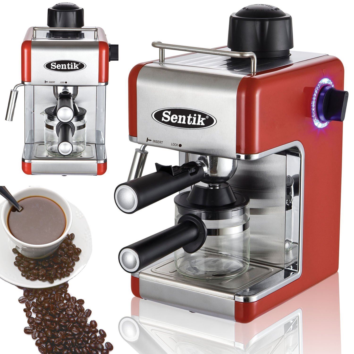 Sentik Professional Espresso Cappuccino Coffee Maker Machine Home