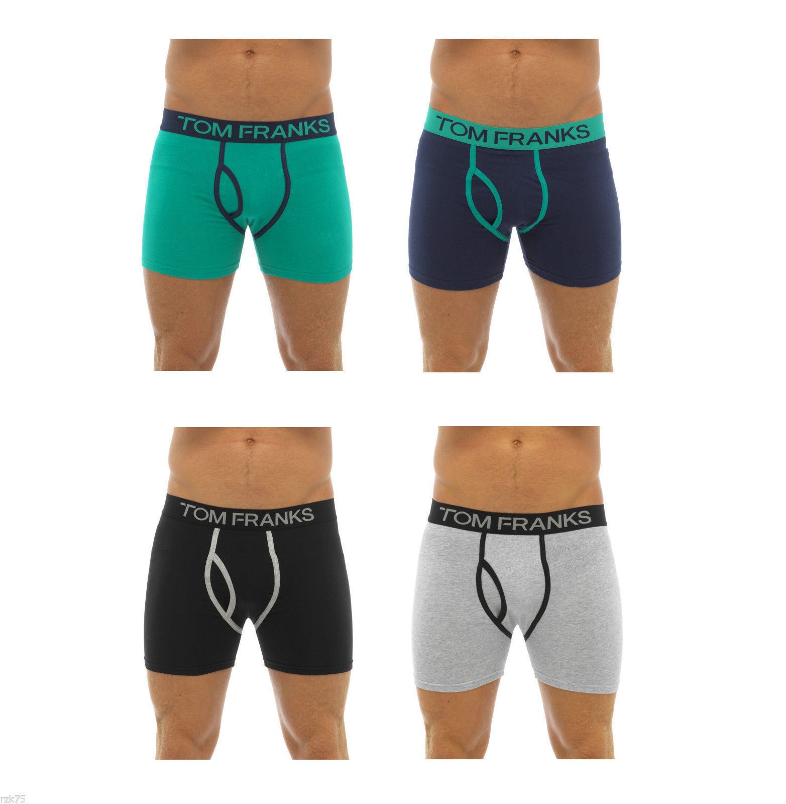 Mens 2 Pack Keyhole Cotton Stretch Underwear Pants Briefs Boxers