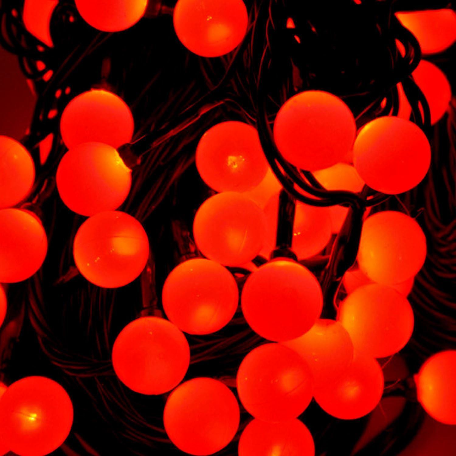 cherry berry red white led ball shape fairy string lights cherry berry red white led ball shape fairy string lights