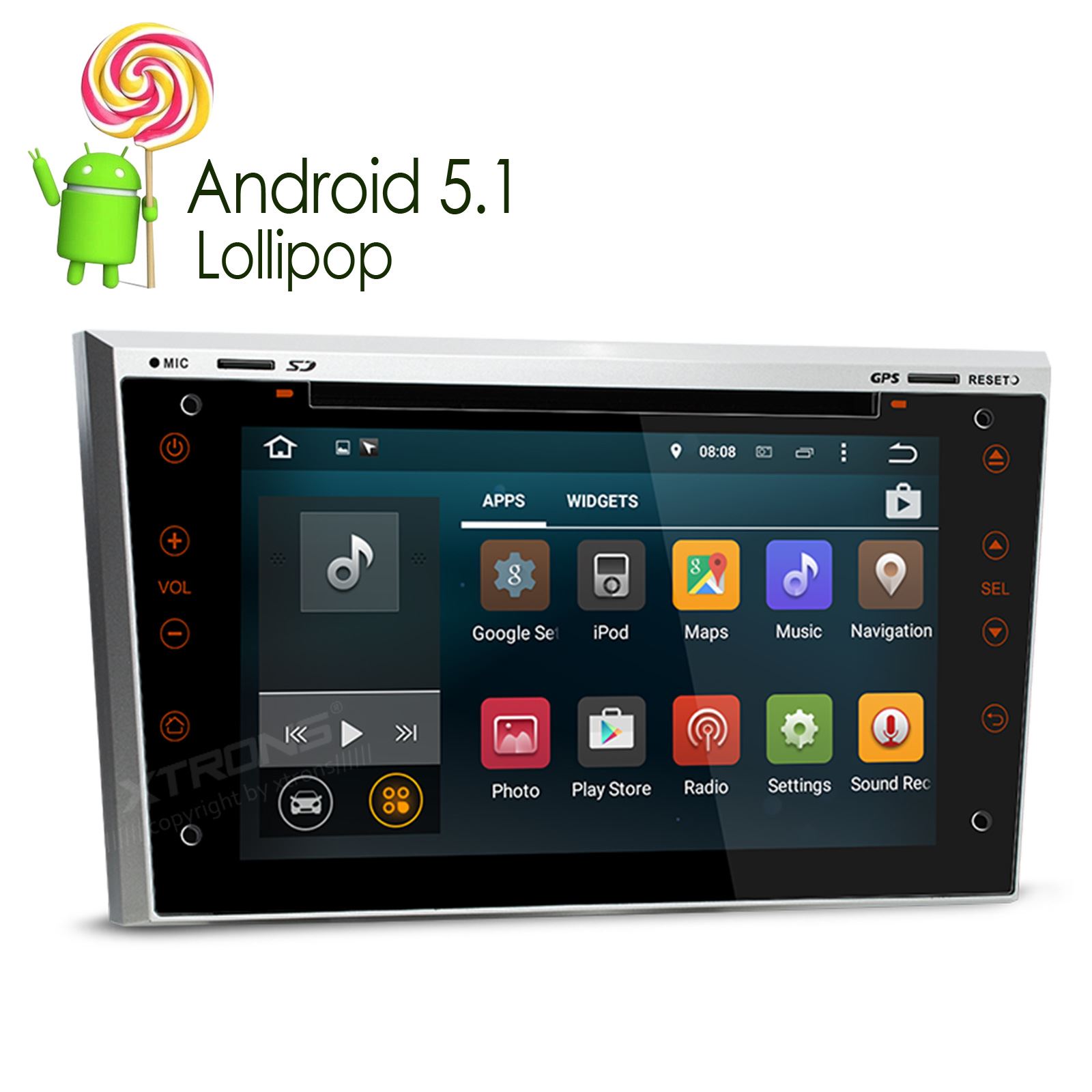 Opel Vauxhall Corsa Astra Android 5.1 GPS WiFi Car DVD Stereo DAB+