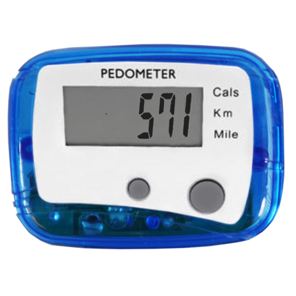 LCD PEDOMETER STEP WALKING JOGGING CALORIE COUNTER DISTANCE FITNESS