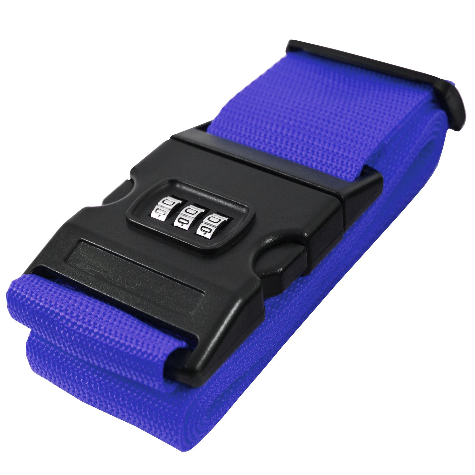 STRONG ADJUSTABLE COMBINATION LUGGAGE TRAVEL SUITCASE STRAP BELT LOCK