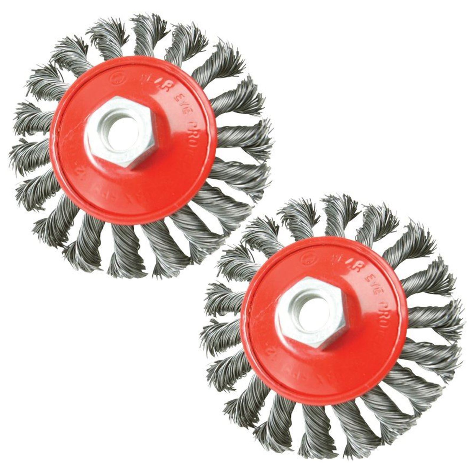 4" TWIST KNOT WIRE ANGLE GRINDER ROTARY TWISTED REMOVE RUST REMOVER WHEEL BRUSH eBay