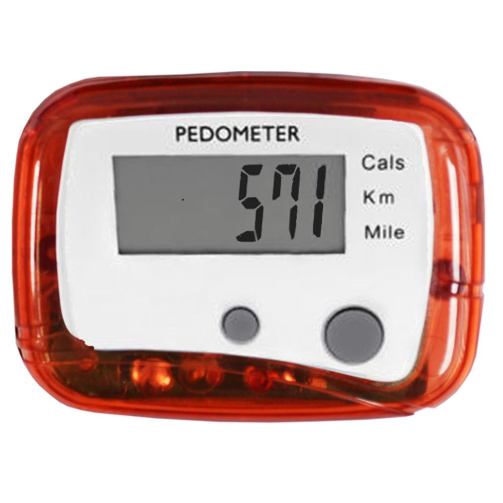 LCD PEDOMETER STEP WALKING JOGGING CALORIE COUNTER DISTANCE FITNESS