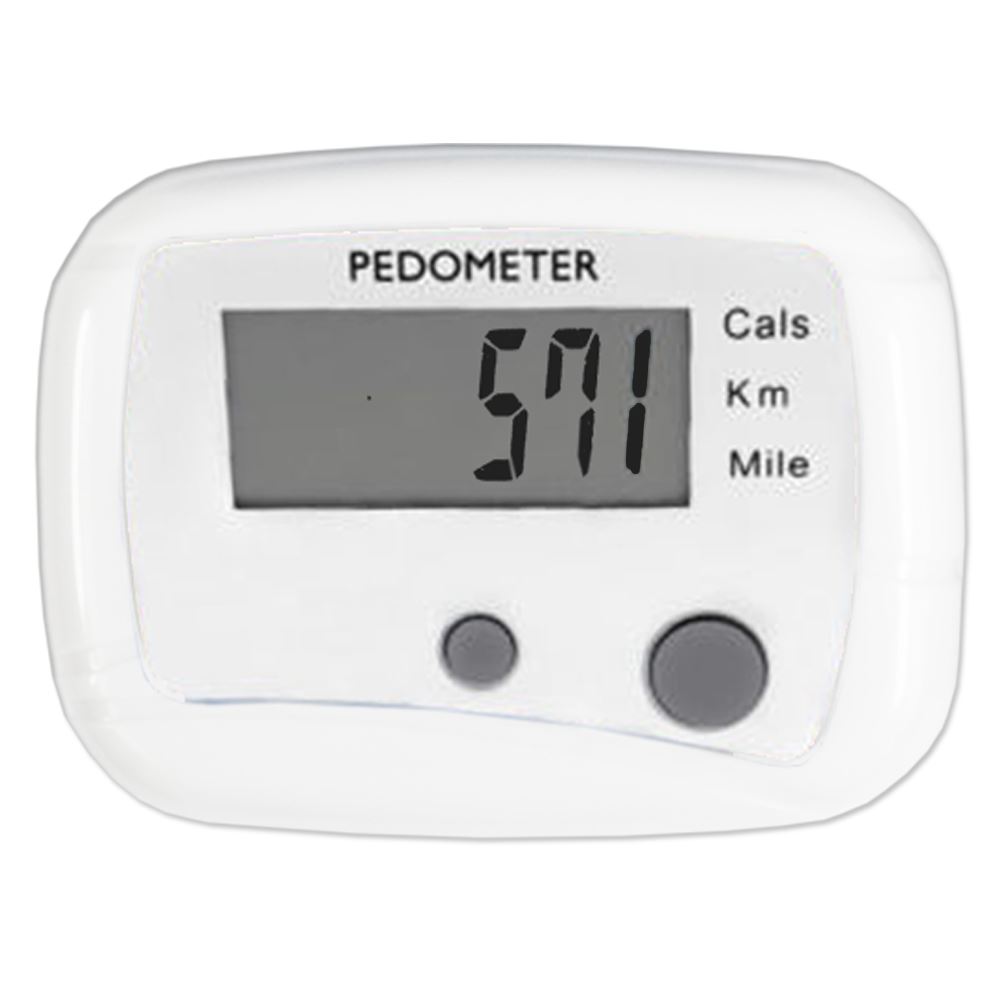LCD PEDOMETER STEP WALKING JOGGING CALORIE COUNTER DISTANCE FITNESS
