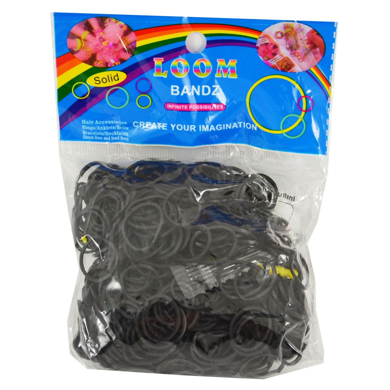 300 PACK LOOM RUBBER RAINBOW BAND MULTI COLOURED BRACELET MAKING KIT EBay