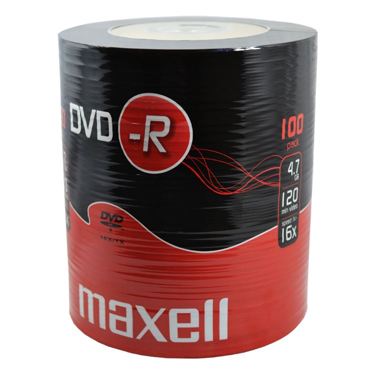100 MAXELL DVD-R DVDR BLANK DISCS RECORDABLE DVD 16x 4.7GB 120mins | eBay