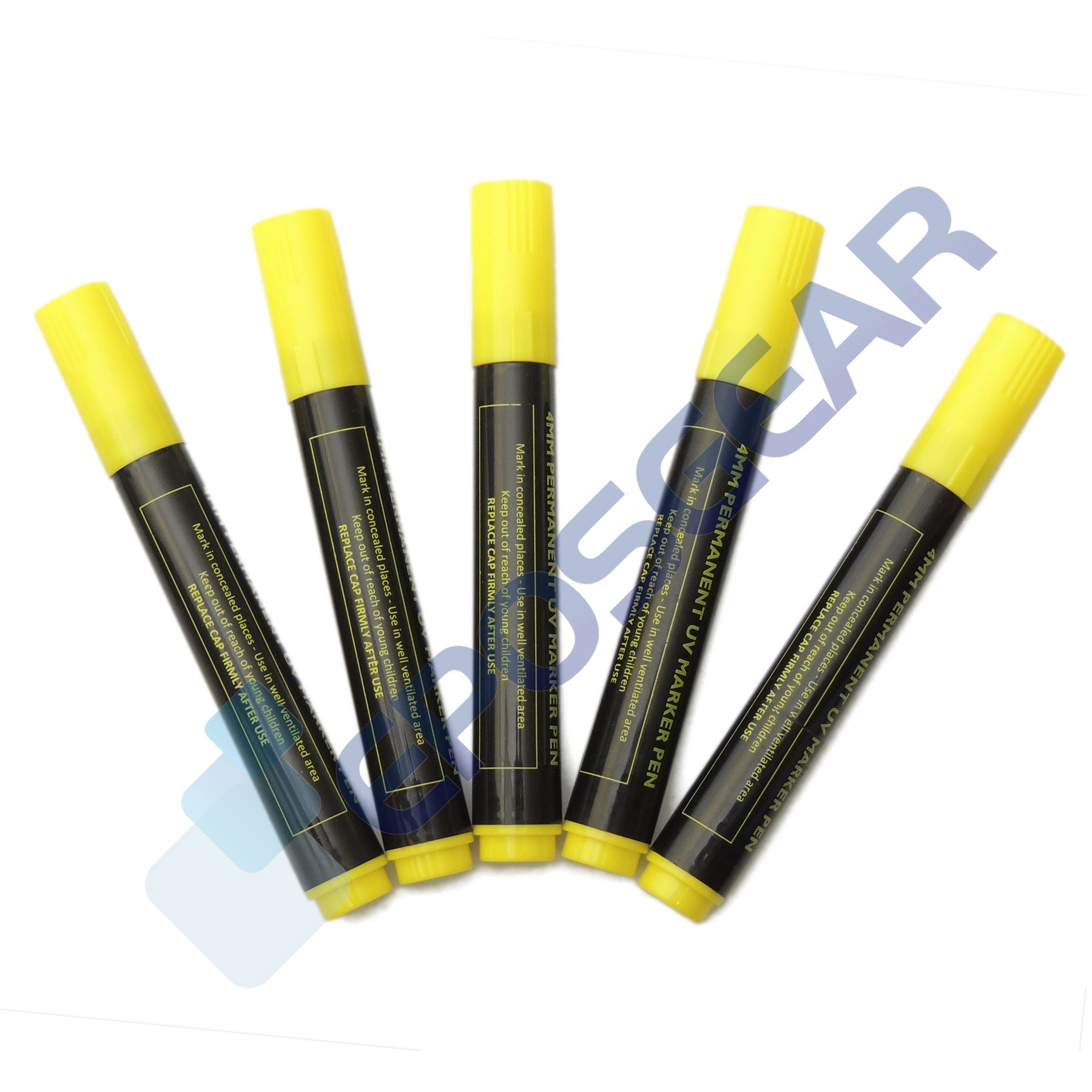 Thick 4mm Permanent Ultra Violet Security Property Marker Pens
