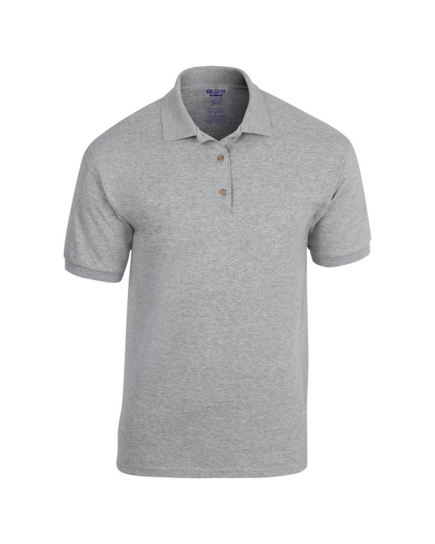 Mens Polo Shirt Polyester Cotton Work Office Wear Moisture Wicking