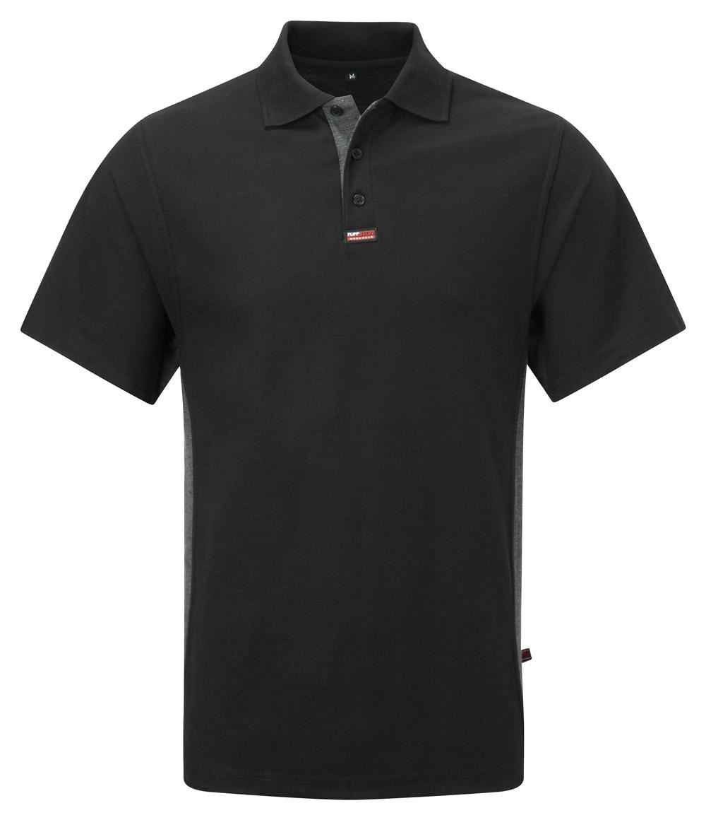 TUFFSTUFF Heavy Duty Men's WORK SHIRT Polyester Cotton Polo STAY