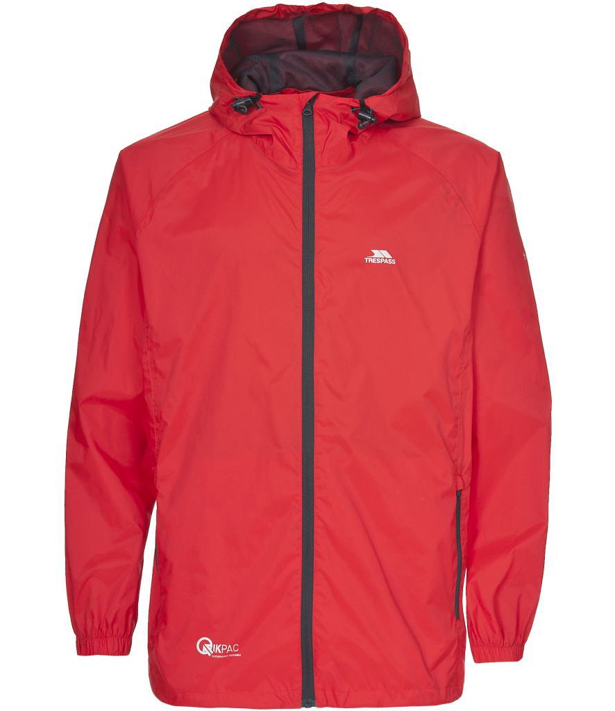 Waterproof Windproof Breathable TRESPASS Mens Jacket Easy Fold into