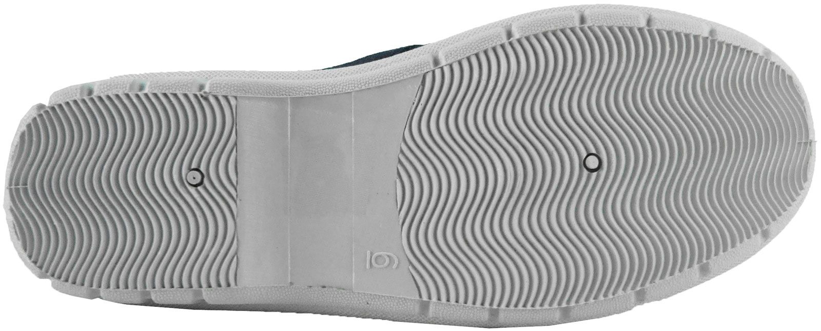 Canvas Beach Twin Gusset Shoes ~ Comfort Padded Inners ~ Navy Boat Mens Deck