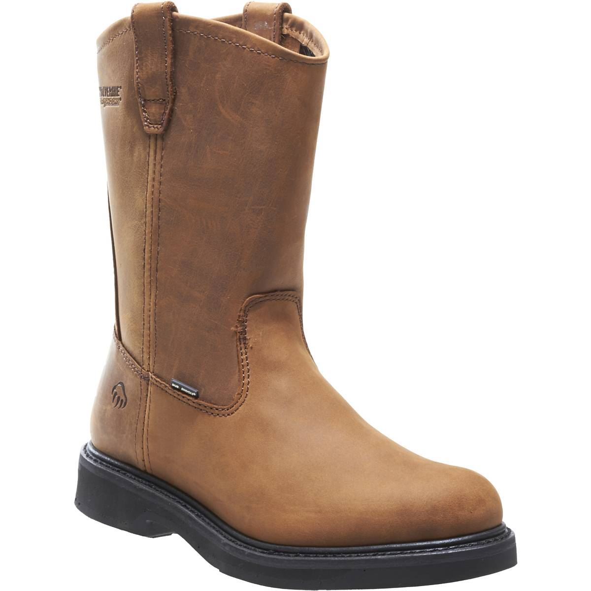 Wolverine Mens Ingham DuraShocks Wellington Work Boot eBay