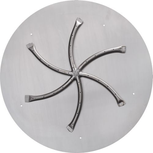 Stainless Steel Rectangle Fire Table - NG Stainless Steel Rectangle Fire Table - NG