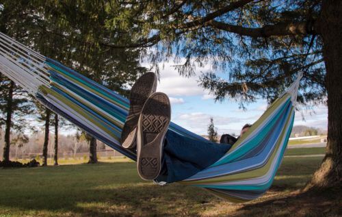 Vivere BRAZ229 Brazilian Style Hammock - Double- Cayo Reef Vivere BRAZ229 Brazilian Style Hammock - Double- Cayo Reef