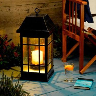 San Rafael Mission Solar Pillar Candle Lantern San Rafael Mission Solar Pillar Candle Lantern