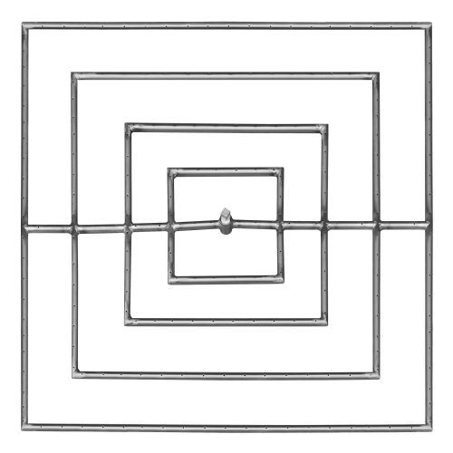 NG 48" Square Stainless Steel Triple Burner NG 48" Square Stainless Steel Triple Burner
