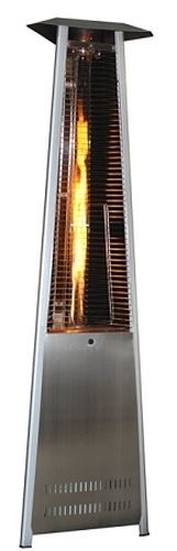 Contemporary Triangle Design Portable Propane Patio Heater -Stainless Steel Contemporary Triangle Design Portable Propane Patio Heater -Stainless Steel
