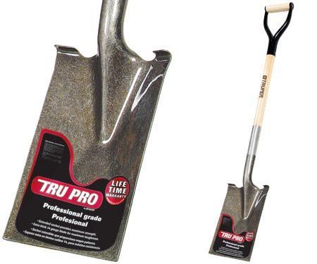 Tru-Pro Garden Spade With Wood "D"- Handle Tru-Pro Garden Spade With Wood "D"- Handle