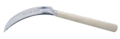 Zenport K208 Harvest Sickle Wooden Handle Light Serration 6.5-Inch Stainless Steel Blade Zenport K208 Harvest Sickle Wooden Handle Light Serration 6.5-Inch Stainless Steel Blade