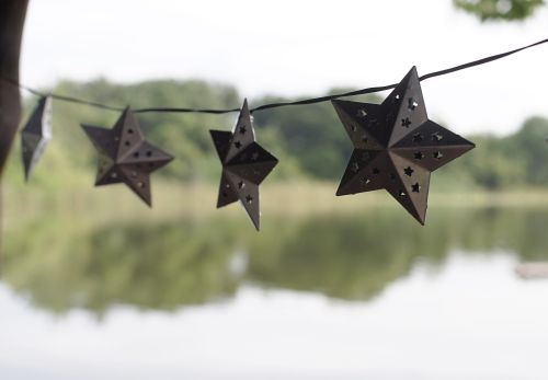 Metal Star Solar String Light By Smart Solar Metal Star Solar String Light By Smart Solar