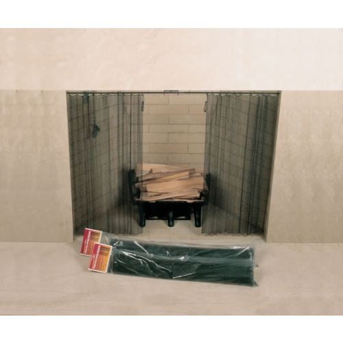 48" X 24" Woodfield Hanging Fireplace Spark Screen 48" X 24" Woodfield Hanging Fireplace Spark Screen