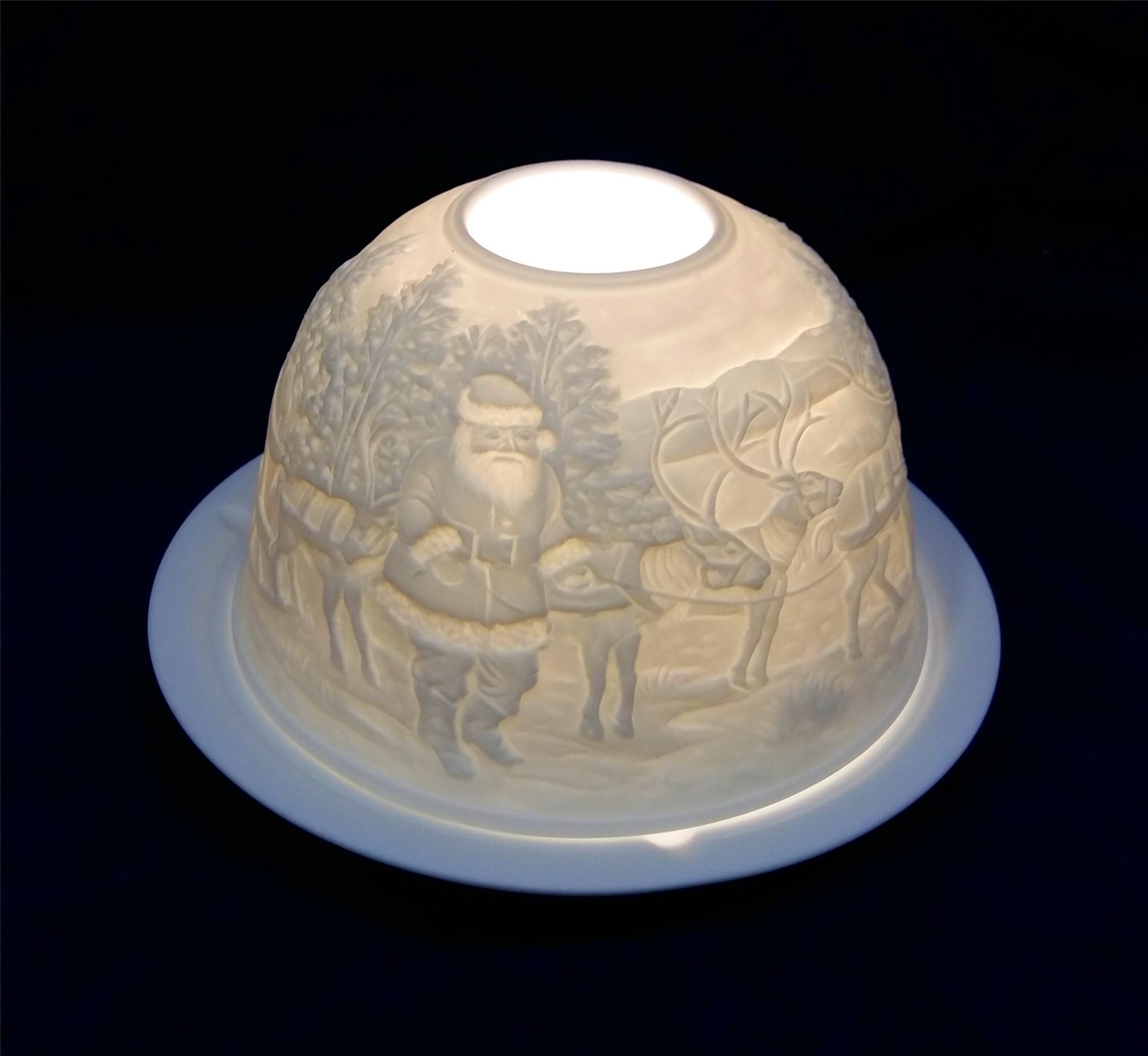 Hellmann Versand Starlight Tealight Candle Holder Xmas Santa Star