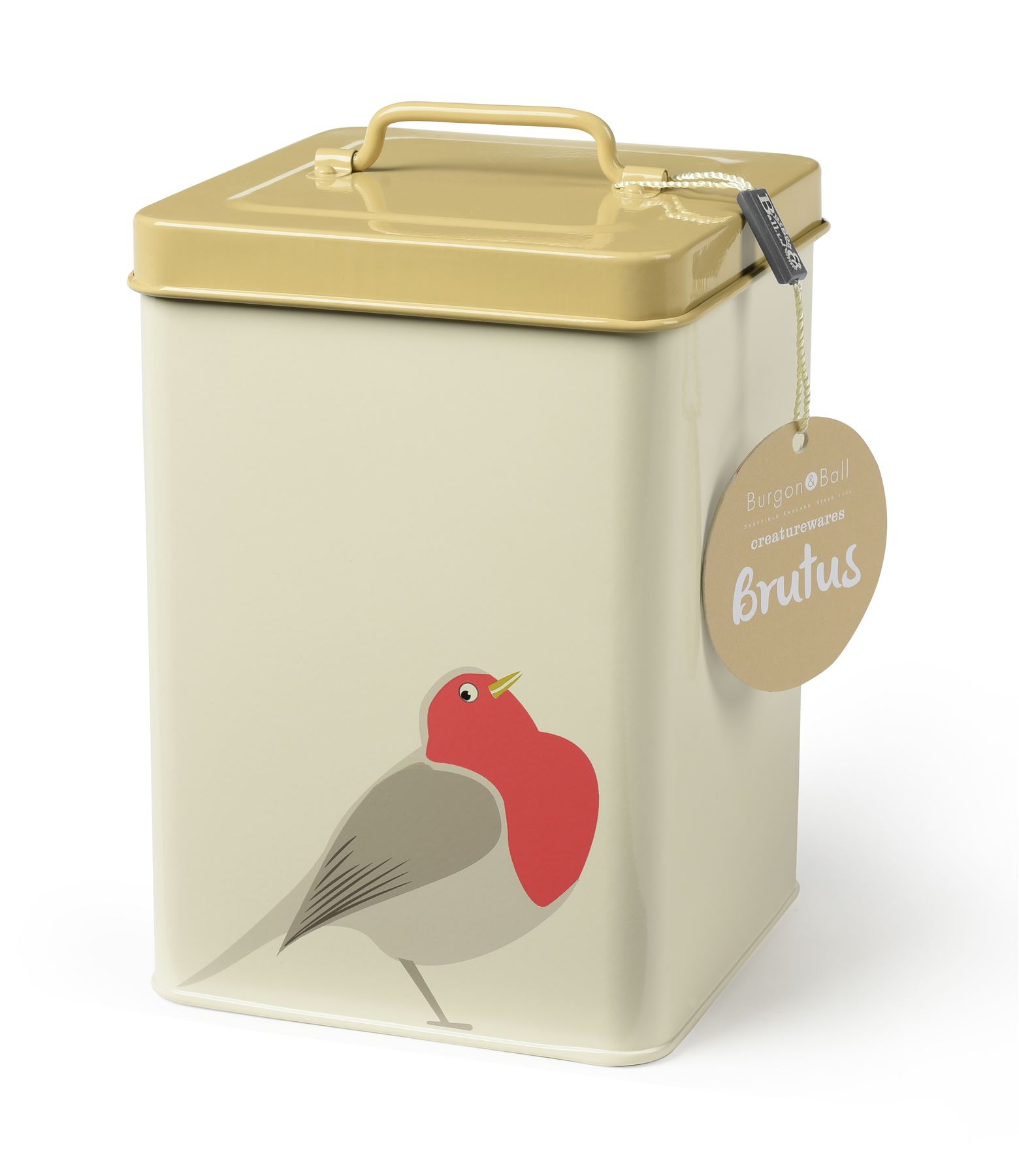 Burgon & Ball Creaturewares Pet Food Storage Tin Dog, Cat, Fish, Rabbit