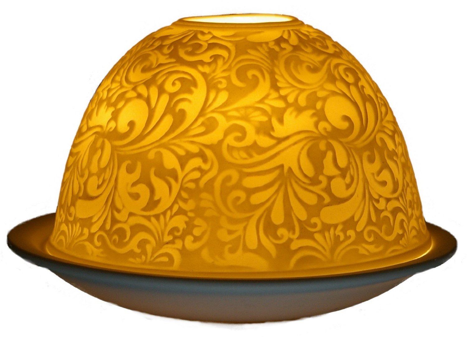 Hellmann Versand Starlight 3" Tealight Candle Holder, Dandelions, Roses