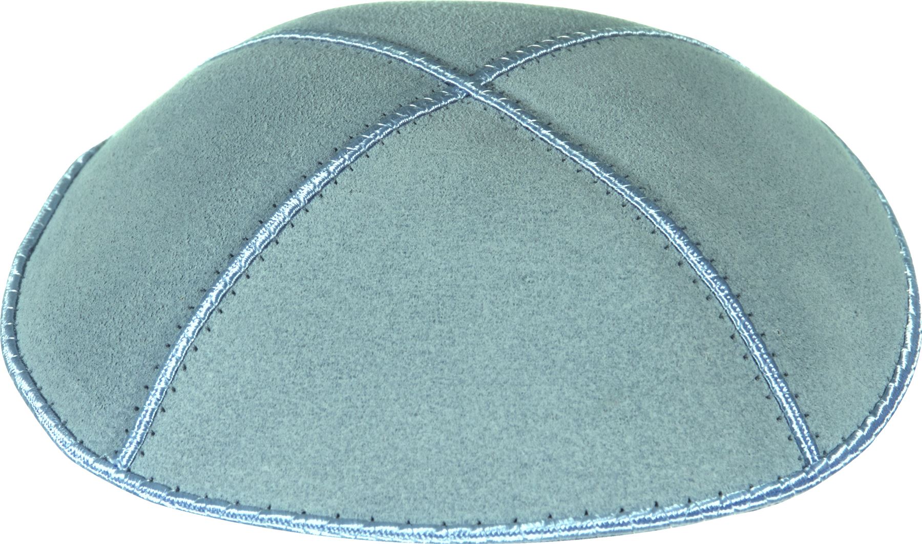Plain Genuine Suede Kippah with 4 Sections kippot yarmulke kippa yamaka
