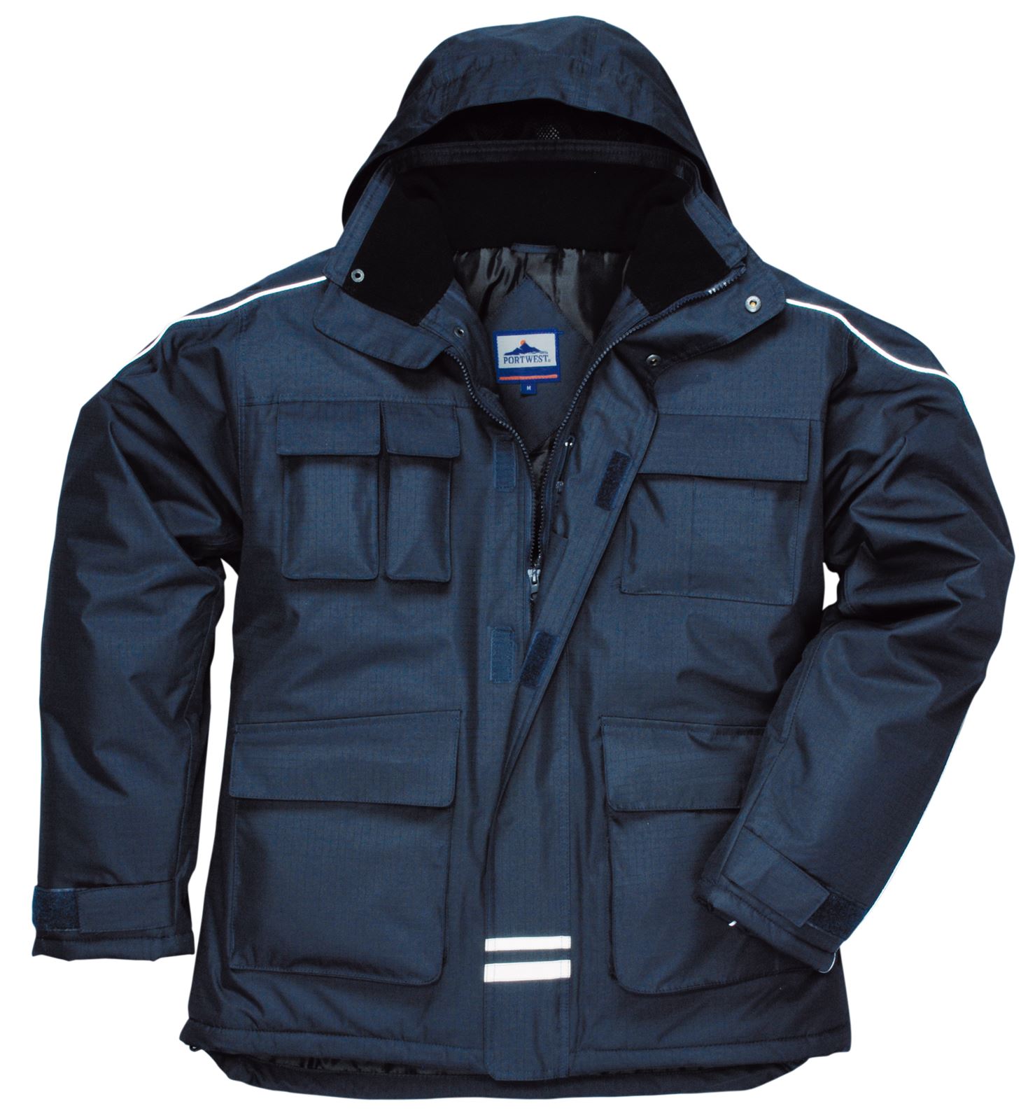MultiPocket Parka Work Jacket Rain Coat Waterproof Hardwearing
