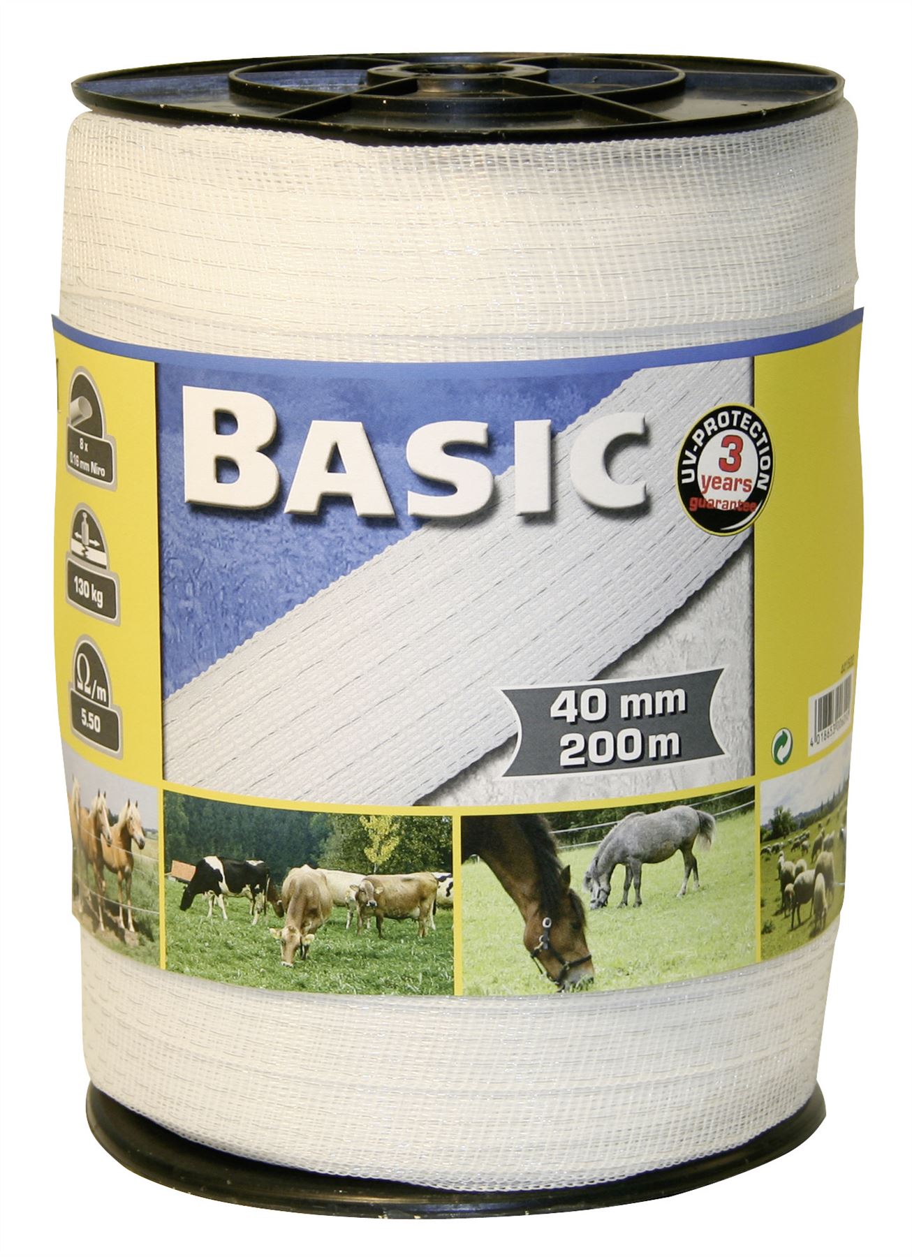 CORRAL BASIC FENCING TAPE 200M X 40MM EQUINE HORSE FENCING eBay