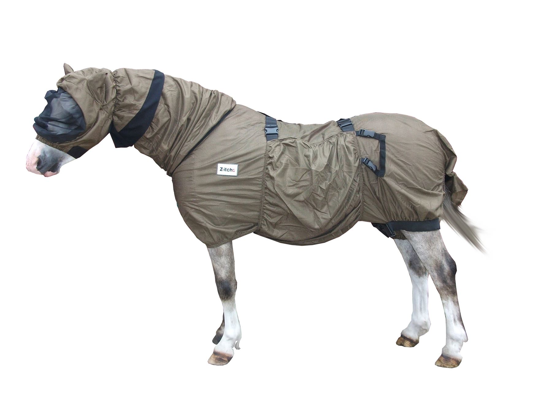 ZITCH SWEET ITCH RUG C/W HOOD EQUINE HORSE FLY, LOUSE & INSECT CONTROL