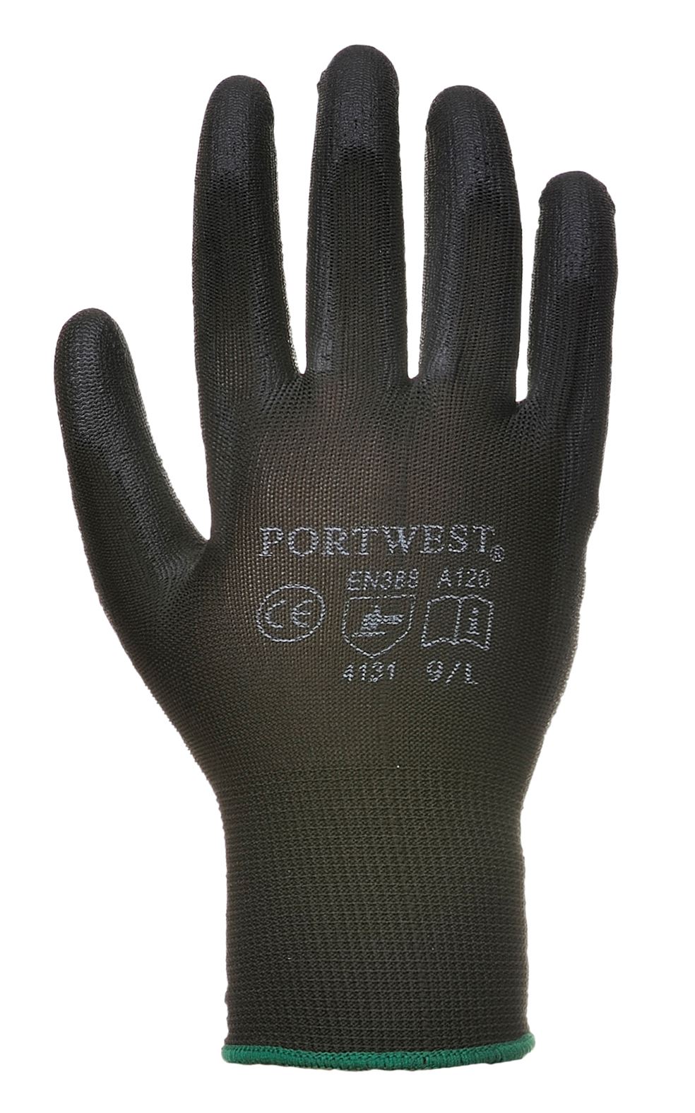 Portwest PU Palm Work Gloves Breathable Warehouse Safety Workwear A120