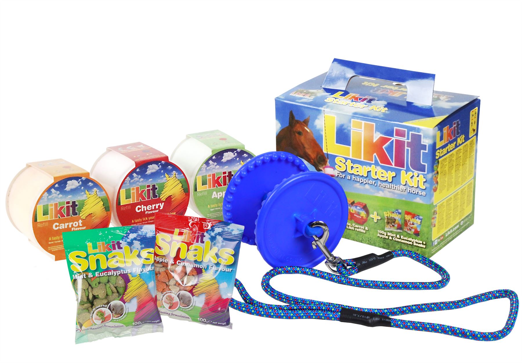 LIKIT STARTER KIT EQUINE HORSE LICKS, HOLDERS & TOYS eBay