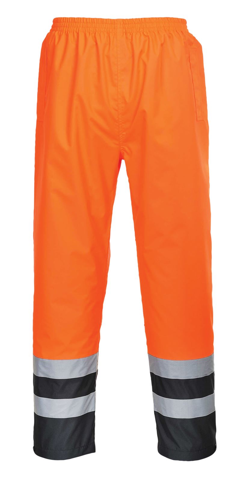 HI VIS 2Tone Traffic Work Trousers Pants High Visibility Workwear S