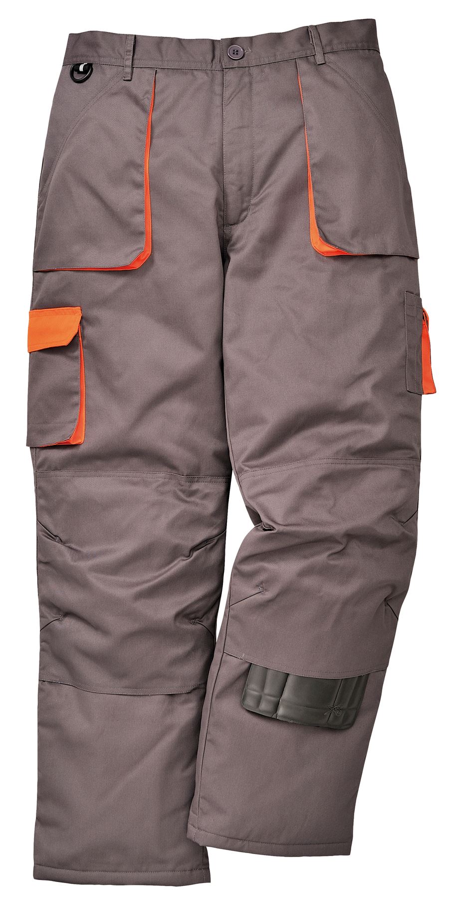 Texo Lined Work Trousers Pants Knee Pad Pockets Velcro Hem Half Elastic