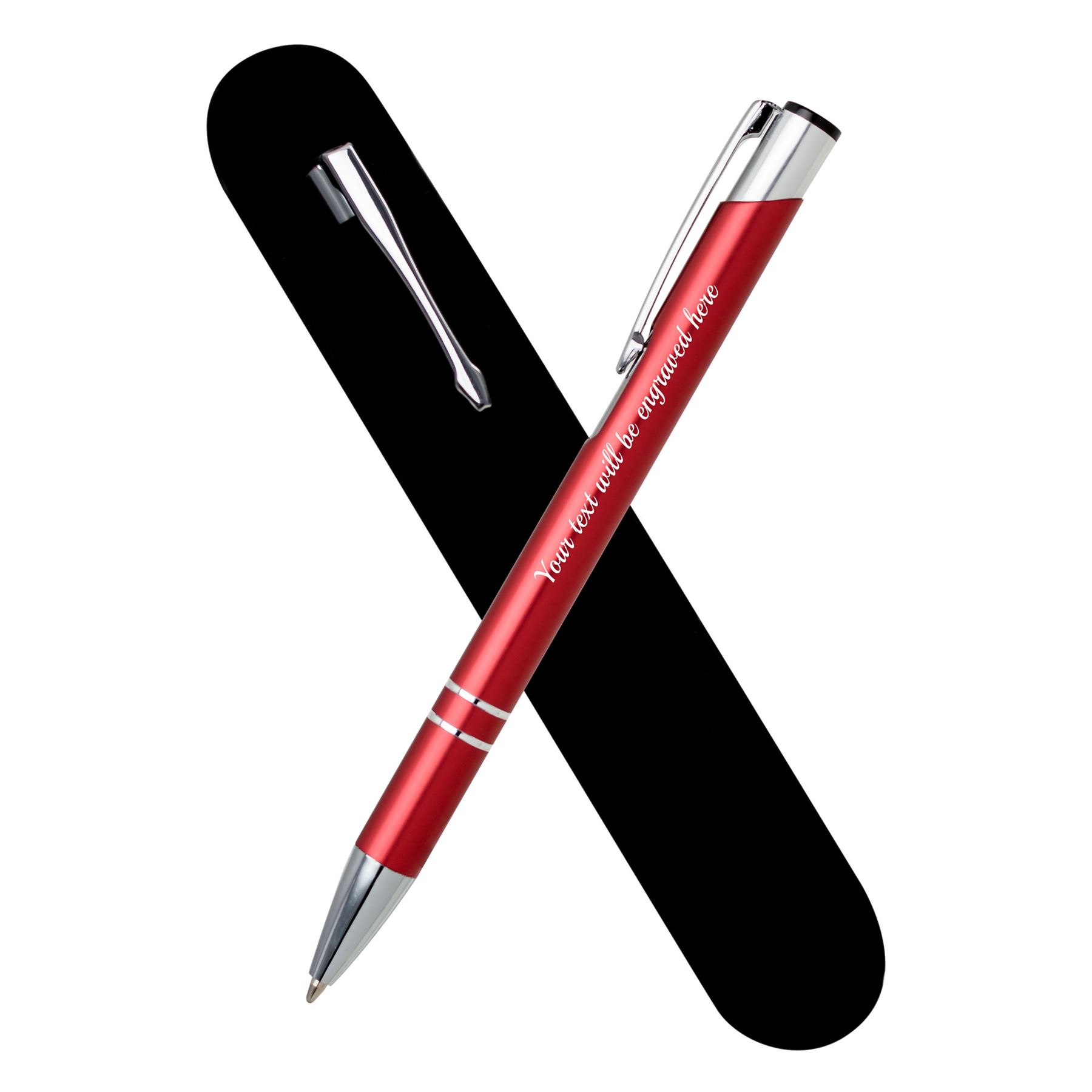 Cheap Personalized Gifts Ballpoint Pen with Velvet Pouch (black ink) eBay