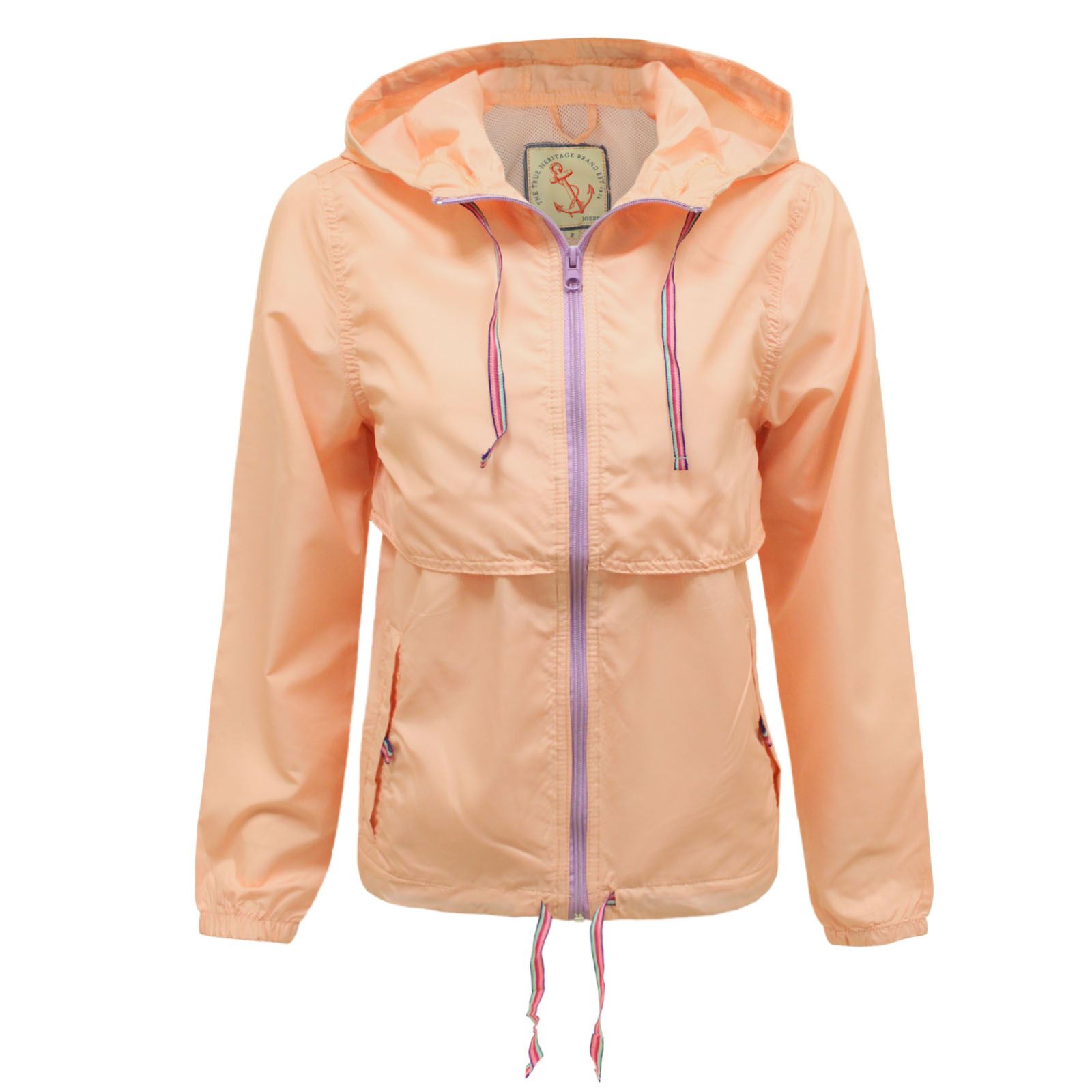 BRAVE SOUL LIGHTWEIGHT WATERPROOF WOMENS RAINCOATS LADIES FESTIVAL COAT