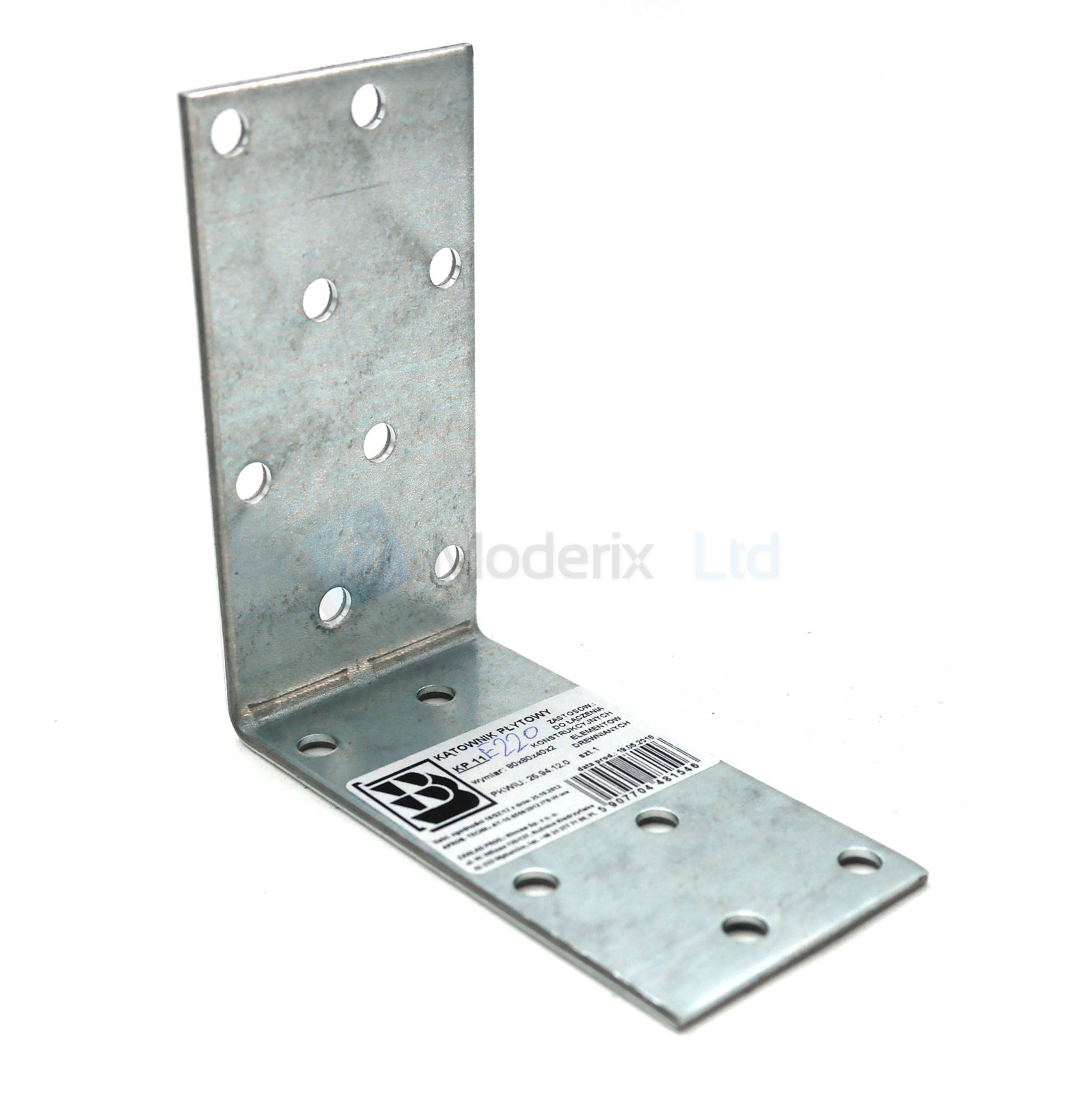 Heavy Duty 2mm Galvanised Reinforced Corner Angle Bracket Packs