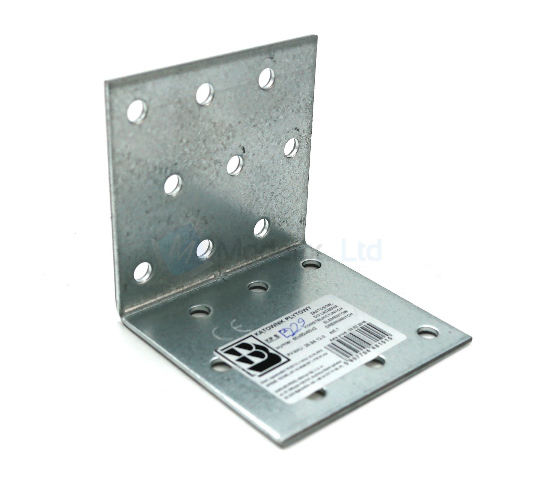 Heavy Duty 2mm Galvanised Reinforced Corner Angle Bracket Packs