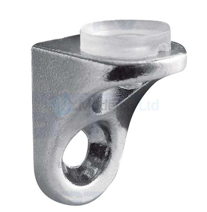 Small Shelf Bracket Glass Wood Shelf Support with rubber pad AA Packs